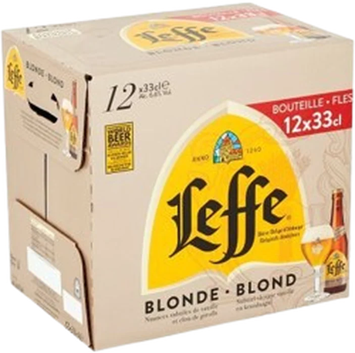 Pack de 12 bières Leffe Blonde