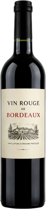 Bouteille de vin rouge