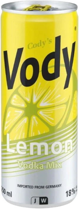 Canette Vody Lemon 250 ml, 18 % vol.