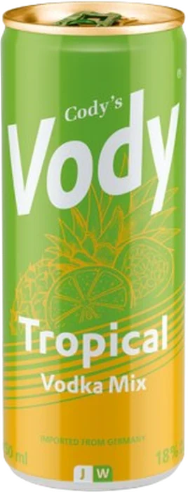 Canette Vody Tropical 250 ml, 18 % vol.