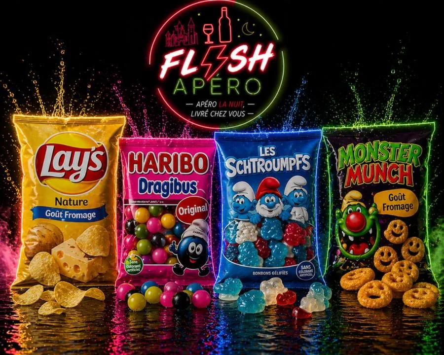 Chips Lay's, Haribo Dragibus, Les Schtroumpfs et Monster Munch